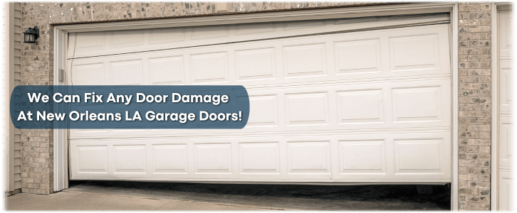 Garage Door Off Track In New Orleans LA